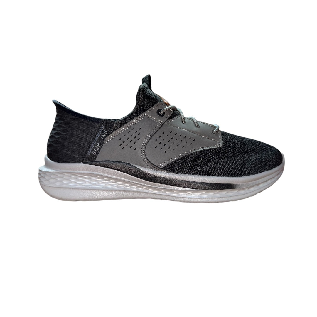 SKECHERS SLIP INS RELAXED 210889/BKGY