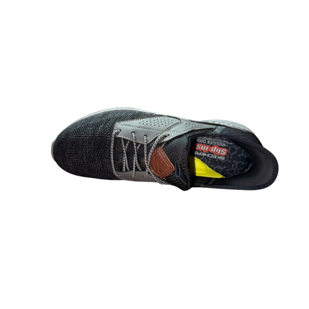 SKECHERS SLIP INS RELAXED 210889/BKGY